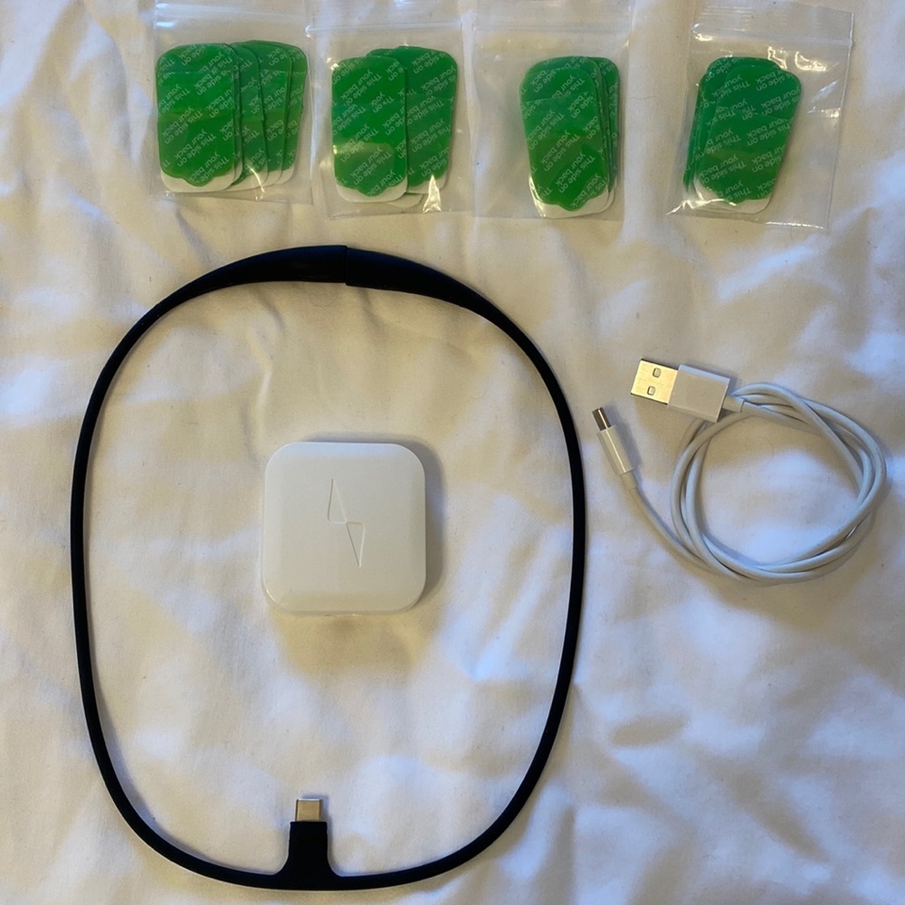 Posture Corrector Wireless Charging Neckband With… - image 1